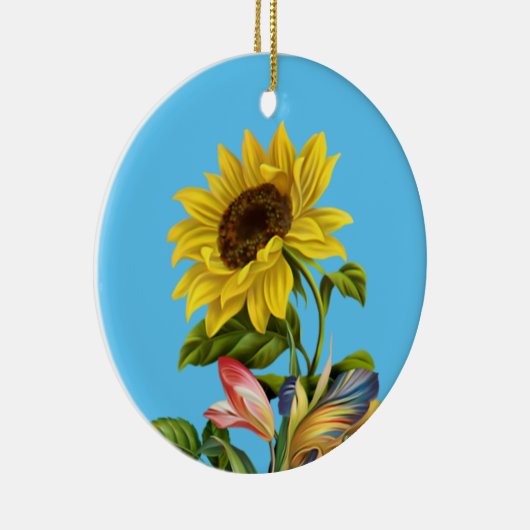 SUN FLOWER KERAMISCH ORNAMENT (Rechts)