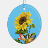 SUN FLOWER KERAMISCH ORNAMENT (Links)