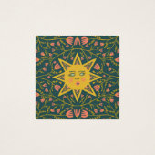 Sun & Flower Ketting Jewelry Display Kaart (Voorkant)