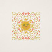 Sun & Flower Ketting Jewelry Display Kaart (Voorkant)