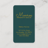 Sun & Flowering Vines Elegant geïllustreerd Boho Visitekaartje (Achterkant)