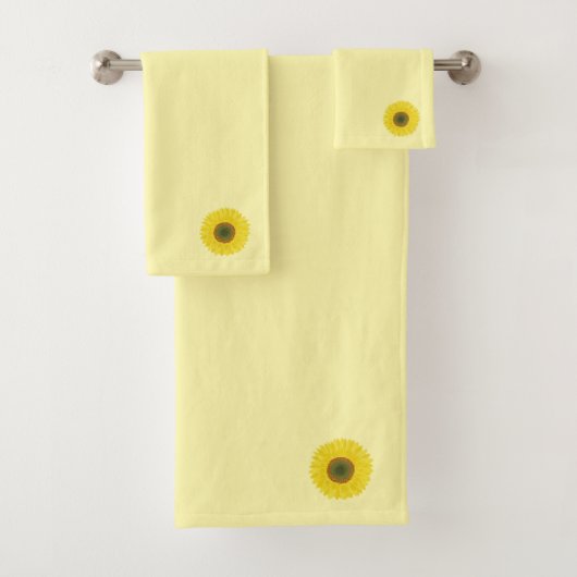 Sun flowers bad handdoek (Insitu)