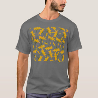 Sun flowers floral pattern yellow flower t-shirt