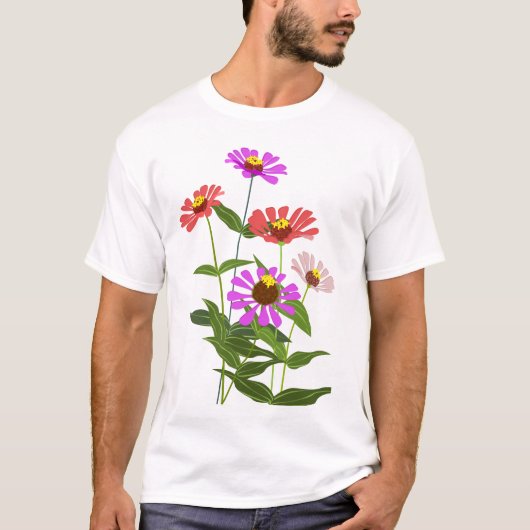 Sun Flowers klassieke T-Shirt (Voorkant)