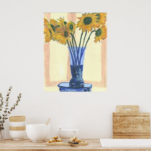 Sun Flowers Poster (Keuken)