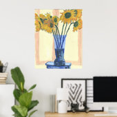 Sun Flowers Poster (Thuiskantoor)