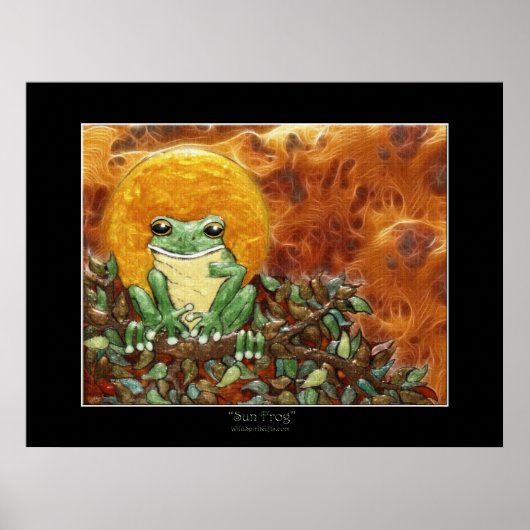 SUN FROG Art Poster (Voorkant)