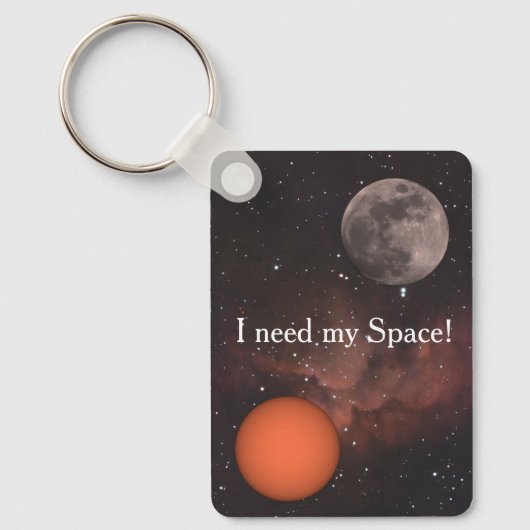 sun, full moon, Nebula Sleutelhanger (Voorkant)