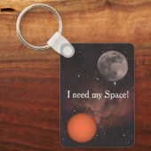 sun, full moon, Nebula Sleutelhanger (Voorkant)