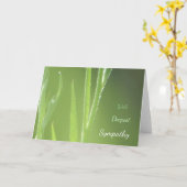 Sun Ggloed Stalks Sympathikaart Kaart (Gele Bloem)