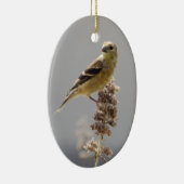 Sun Gilded Goldfinch Keramisch Ornament (Rechts)