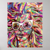 "Sun Glasses in a Summer Sun"-poster Poster (Voorkant)