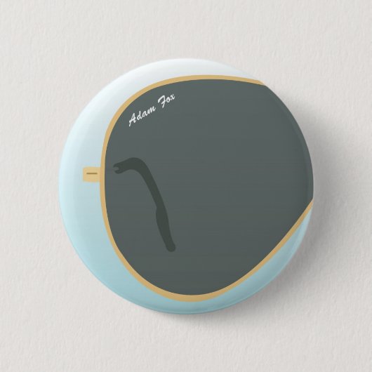 Sun Glasses Ronde Button 5,7 Cm (Voorkant)