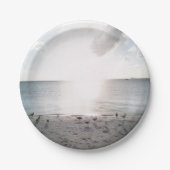 Sun Glory aan het strand Papieren Bordje (Voorkant)
