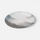 Sun Glory aan het strand Papieren Bordje (Gekanteld)