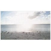 Sun Glory aan het strand Tafelkleed (Voorkant (Horizontaal))