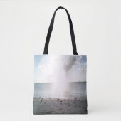 Sun Glory aan het strand Tote Bag (Voorkant)