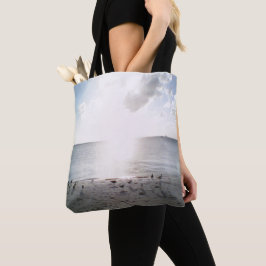 Sun Glory aan het strand Tote Bag