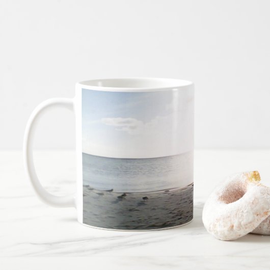 Sun Glory bij de Beach Coffee Mok (Met donut)