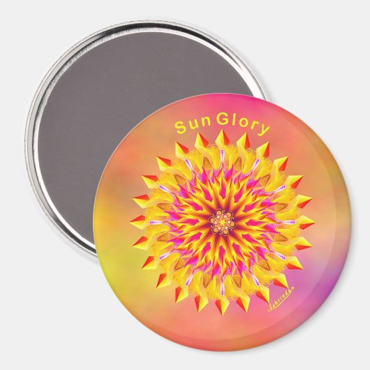 Sun Glory Magneet (Voorkant / Achterkant)