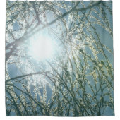 Sun Glow door Willow Tree Branches Uplifting Douchegordijn (Voorkant)