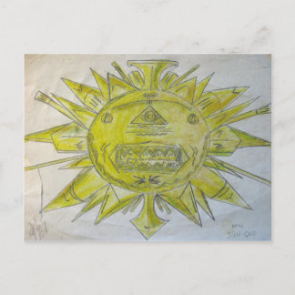 Sun God Briefkaart