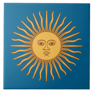 Sun God Symbol Tegeltje