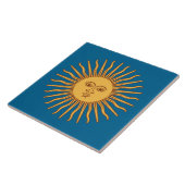 Sun God Symbol Tegeltje (Zijkant)