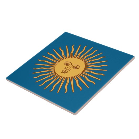 Sun God Symbol Tegeltje (Zijkant)