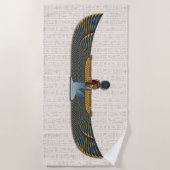 Sun Goddess Beach Towel Goddess Isis Strandlaken (Voorkant)