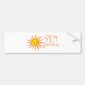Sun Goddess Bumpersticker (Voorkant)