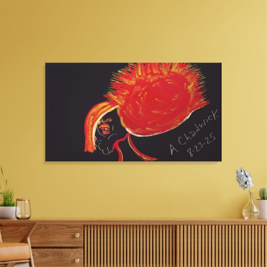 Sun Goddess Canvas Afdruk (Insitu (Woonkamer))