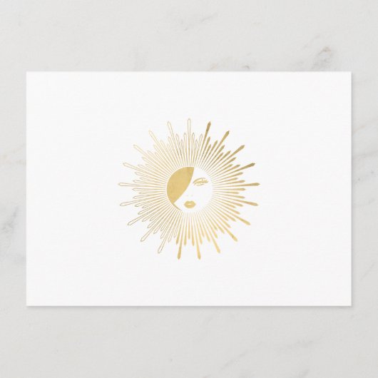 Sun Goddess Girl Logo Spray Tanning Gift Kaart (Achterkant)