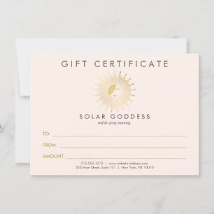 Sun Goddess Girl Logo Spray Tanning Pink Gift Kaar