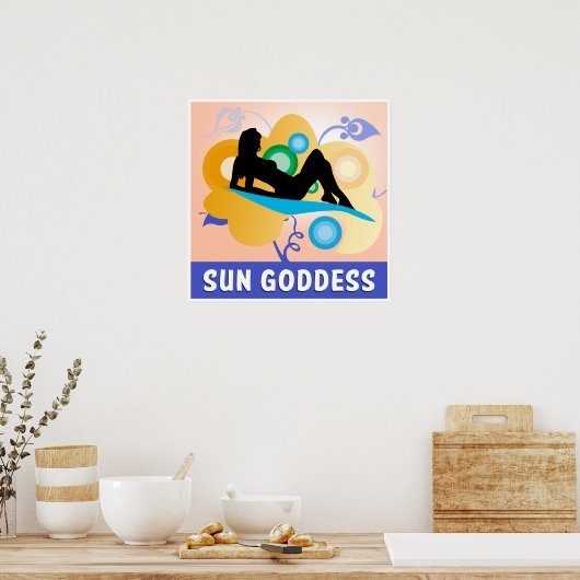 Sun Goddess Poster (Keuken)