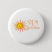 Sun Goddess Ronde Button 5,7 Cm (Voorkant)