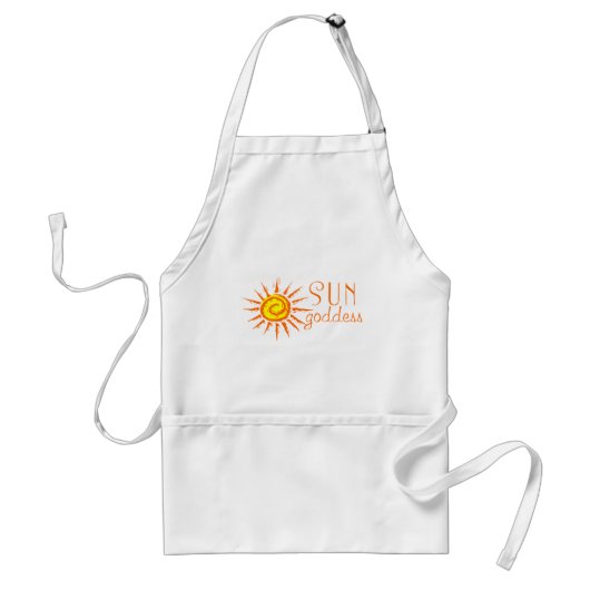 Sun Goddess Standaard Schort (Voorkant)