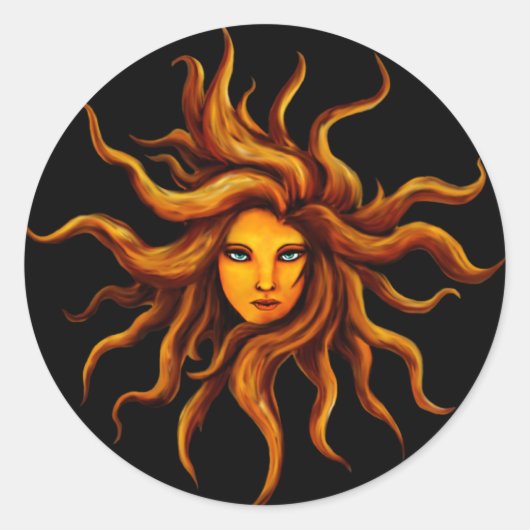 Sun Goddess Sticker (Voorkant)