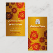 Sun Gold met Logo Verticaal Visitekaartje (Voorkant / Achterkant)