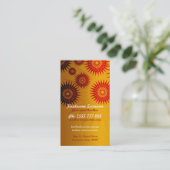 Sun Gold met Logo Verticaal Visitekaartje (Staand voorkant)