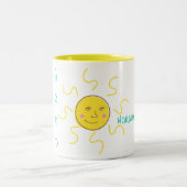 Sun Good Morning  Tweekleurige Koffiemok (Center)
