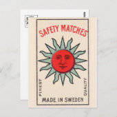  Sun grafisch Briefkaart (Voorkant / Achterkant)