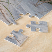 Sun Hat On Rustic Beach Fence Post Legpuzzel (Zijkant)