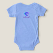 Sun Hearts Baby Bodysuit (Design achterkant)