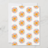 Sun Here Comes The Son Boy Baby shower Kaart (Achterkant)