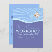 Sun Hills Business Workshop Uitnodiging sjabloon (Voorkant / Achterkant)