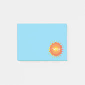 Sun Hot Yoga Post-it Notes (Voorkant)