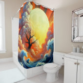 Sun-illustraties Douchegordijn (In situ)