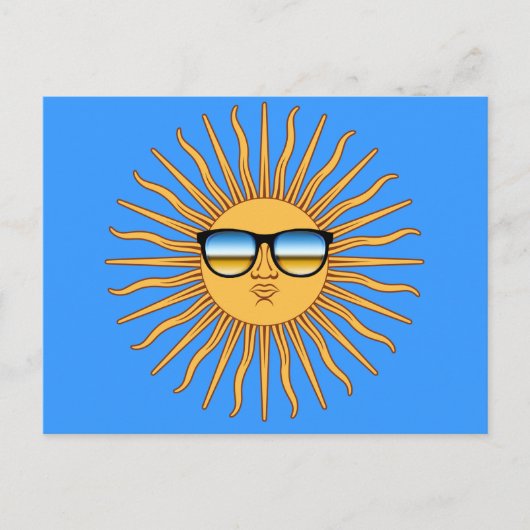 Sun in Shades Briefkaart (Voorkant)