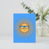 Sun in Shades Briefkaart (Staand voorkant)